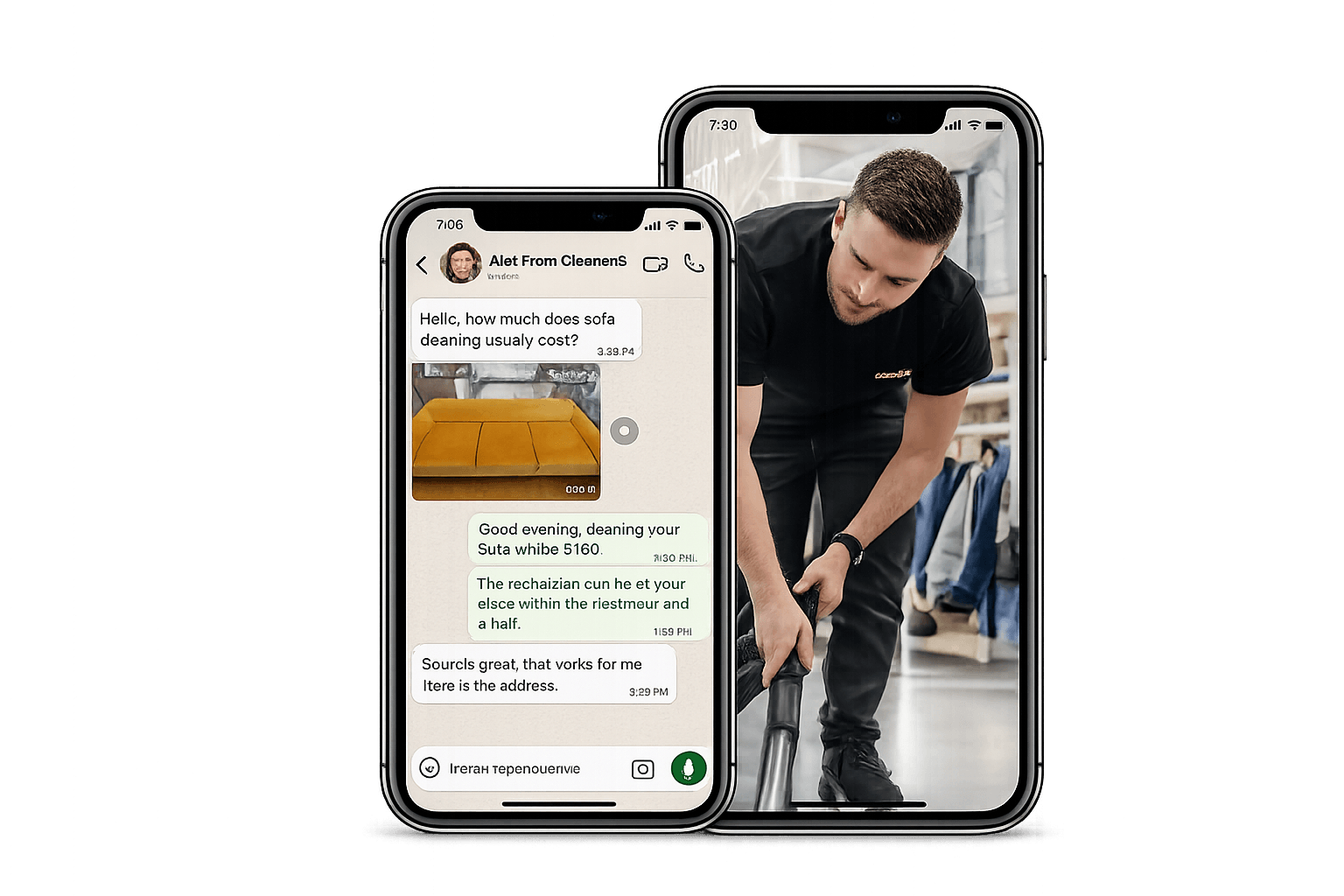 Kontakt z firmą czyszczącą